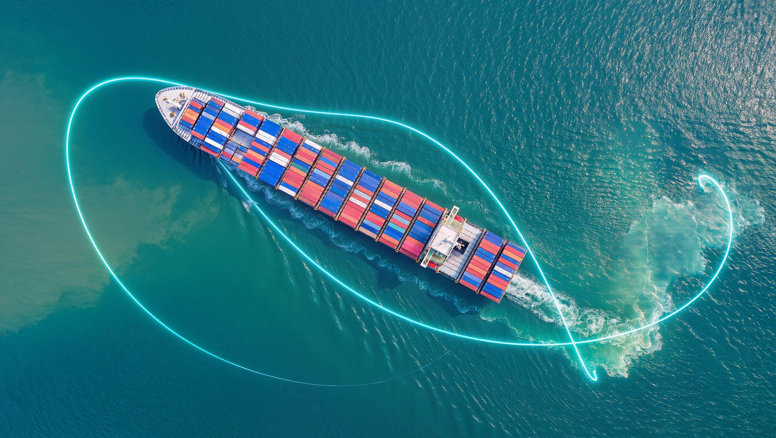 vessel at sea